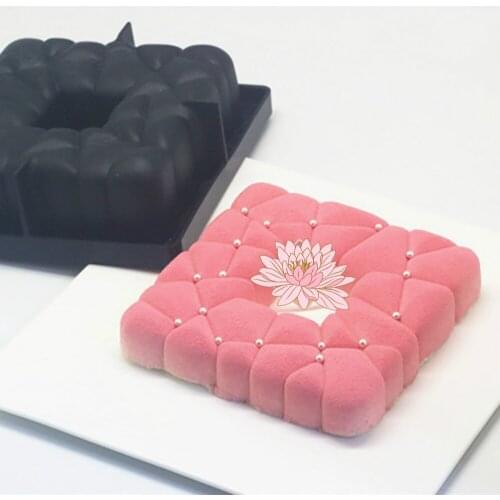 Art 3D Cake Mould Home Party Forms Cream Mold Silicone Mousse DIY Baking Cookie Mould Fondant Bakery Brownie Homemade
