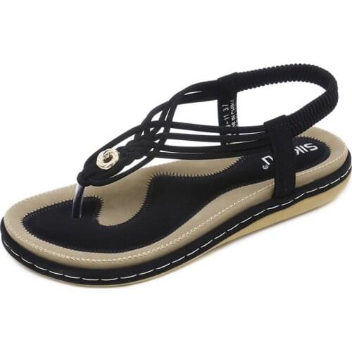 Fashion Metal Weave WomenS Summer Beach Shoes 2021 Dress Lady Female Footwear Flip Flops WomanS Sandals 36 37 38 39 40 41 42