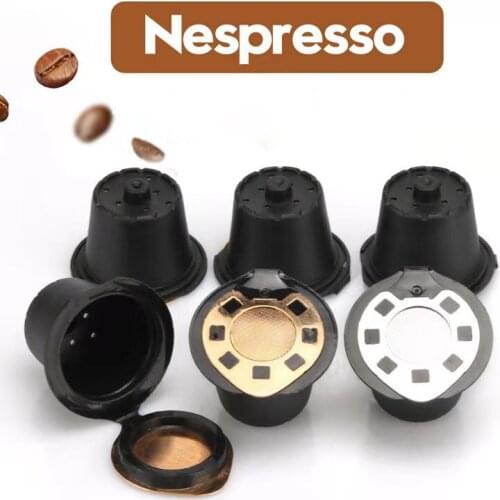 Nespresso coffee filtrs 3pcs reusable sweet taste capsule coffee machine capsules refillable capsule espresso coffee accessories