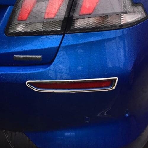 My Good Car Car Rear Tail Fog Light Lamp Frame Trim Car-styling Sticker For Peugeot 408 2019 Car accessories