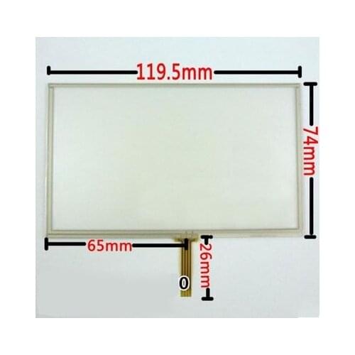 New 5 inch 119.5*74 120*74 VX580LE VP30 VP40 VX580A VX580R touch screen