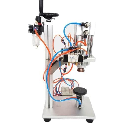 Wholesale price perfume caps sealing machine one cap head free,capping head 13mm/15mm/17mm/20mm can customized