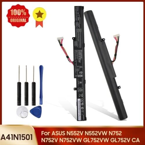 Original Replacement Battery A41N1501 A41LK9H for ASUS N552V N552VW N752 N752V N752VW GL752VW GL752V CA 3100mAh Laptop Battery