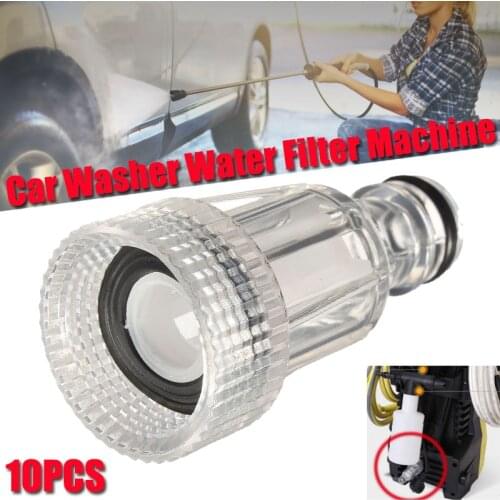 10Pcs 175PSI Plastic Machine Water Filter High-pressure Connection Fit For Karcher K2 K3 K4 K5 K6 K7 Series Washers Car Washing