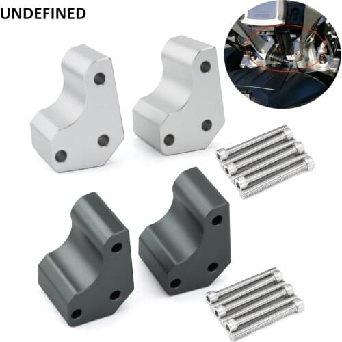Motorcycle Handlebar Riser GTR1400 Height up Adapter Mounts Extension Kit for Kawasaki GTR 1400 ZG1400 Concours 1400 2008-2020