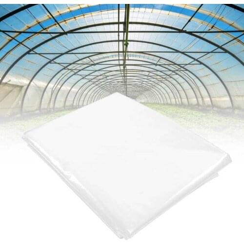 2X8M 2X10M PE Plastic Film Transparent Dustproof Garden Plant Cover Greenhouse Agricultural Accessory