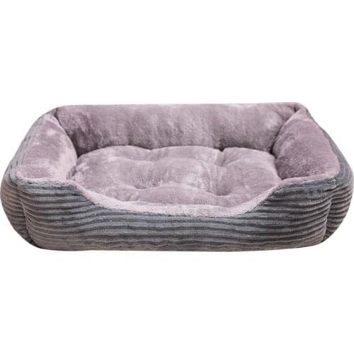 Pet Plus Size Fashion Cat Beds Warm Soft Fleece Bed Sofa For Small Large Cats Kennel Pet Kitten Dog House Products Pet Supplies