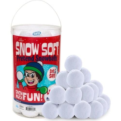 45Pcs /Set 7cm Christmas Snowballs Indoor Realistic Soft Plush Snow Balls Kids DIY Navidad Decoraciones para el hogar