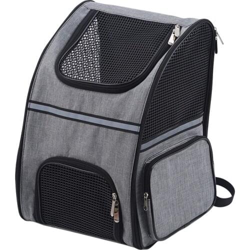 Foldable Pet Bag Carrying Bag Backpack Fashionable Back Travel Dog Bag High Quality Handbag