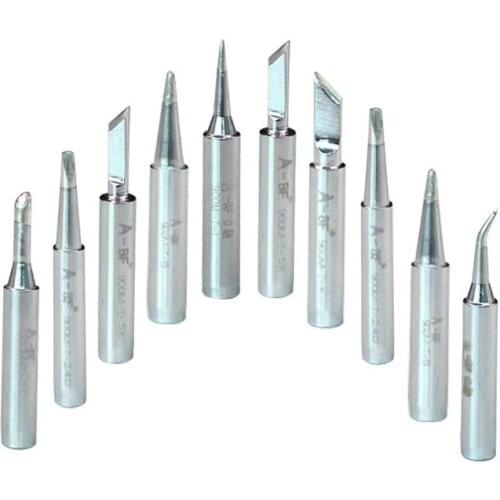 10pcs 900M-T Soldering Iron Tips Silver