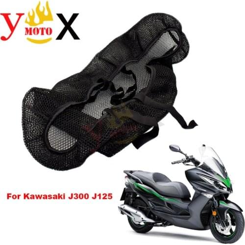 J 125/300 Scooter Bike Mesh Seat Cover Cushion Pad Guard Heat Insulation Breathable Sun-proof Net For KAWASAKI J300 J125