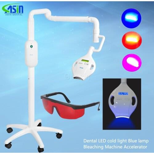 Dental LED cold light Blue lamp Bleaching Machine Accelerator with Goggle