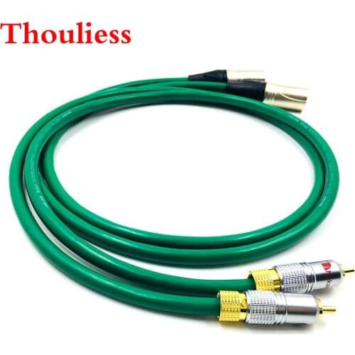 Thouliess Pair Type-Nakamichi RCA to XLR Balacned Audio Cable RCA Male to XLR Male Interconnect Cable with MCINTOSH USA-Cable