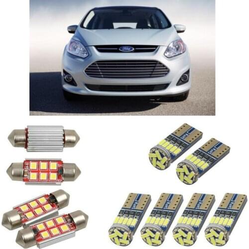 Interior led Car lights For Ford c-max mk2 dxa cb7 dxa ceu van box bulbs for cars License Plate Light 10pc