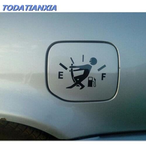 1 Pcs Funny Car Sticker Pull Fuel Tank auto Sticker Decal FOR lancer x volkswagen skoda octavia a7 mercedes toyota corolla creta