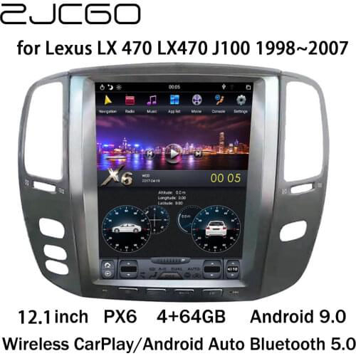 Car Multimedia Player Stereo GPS DVD Radio Navigation NAVI Android Screen Monitor for Lexus LX 470 LX470 J100 1998~2007