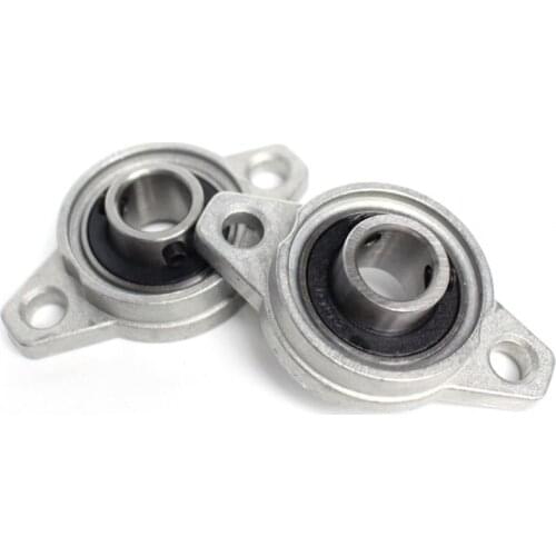 100pcs/lot KFL005 25mm FL005 Bore Diameter Zinc Alloy Bearing Units Flange Pillow Block Bearing bracket For CNC parts