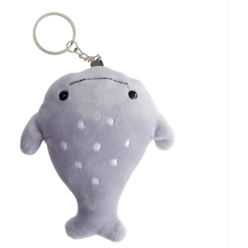 11*10CM Animal fish doll stuffed mobile phone bag pendant cartoon key chain childrens gift custom toy wedding