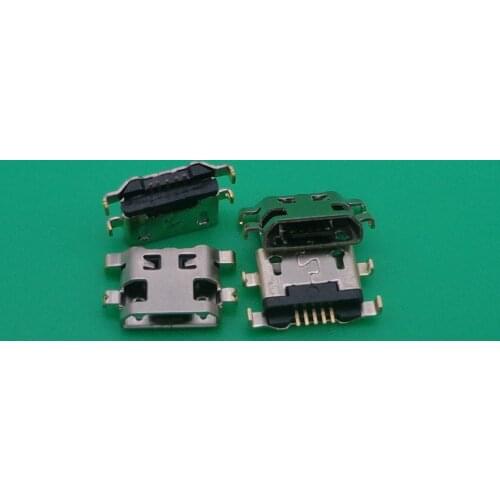 50pcs For Alcatel One Touch Evolve 2 4037T Mini micro USB Charger Charging Port Dock Connector socket power plug