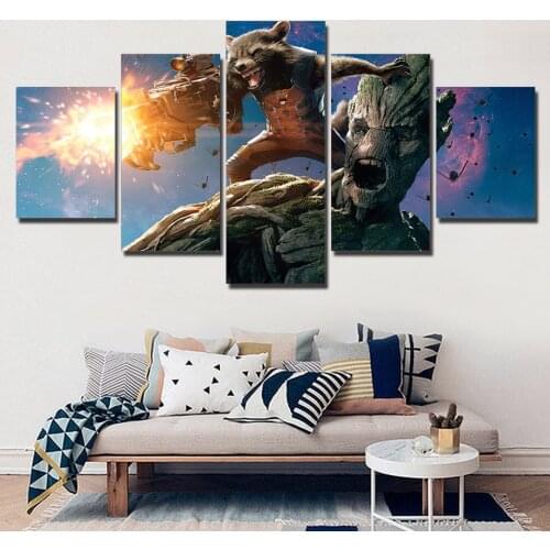 5d diy diamond painting tarpaulin, battle, raccoon, galaxy rocket, anime,full embroidery diamond round,diamond mosaic gift