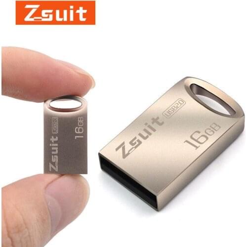 8G/16G/32G/64G Flash Drive Storage Metal Mini Memory Stick Metal USB 2.0 U-Disk Super Mini Usb Flash Drive for PC Computer