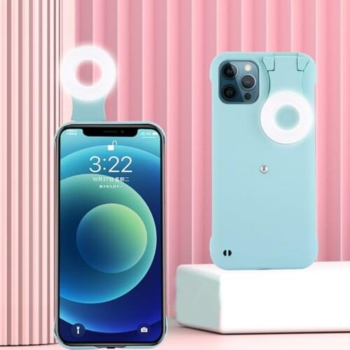 LED Flash Phone Cases For iPhone X XS MAX XR 8 7 Plus Selfie Light Case Plus for iphone 12 Pro max 11 pro max