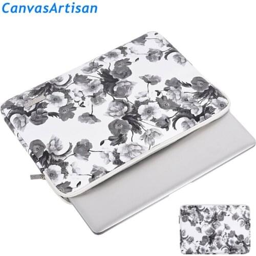Brand CanvasArtisan Laptop Bag11,12,13,14,15,13.3,15.4, Plain Printing Sleeve Case For Macbook Air Pro Computer,Dropship F004