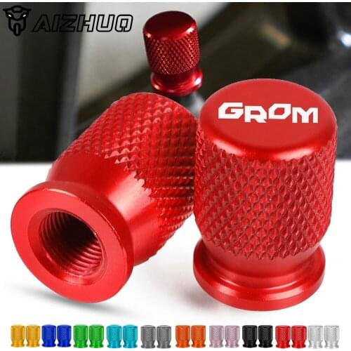 CNC Aluminum FOR HONDA GROM MSX125 MSX 125 2014-2017 2016 2015 Tire Valve Wheel Tyre Air Port Cover Cap Motorcycle Accessories