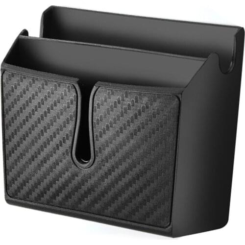 MOJOYCE Multifunctional Vehicle Storage Box Organizer Phone Charger Cradle Garbage Mesh Seat Bag Cellphone Holder Car Styling