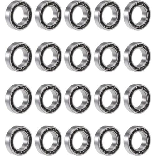 MR106 Deep Groove Ball Bearing 6x10x2.5mm Open Type Chrome Steel Z2 Lever Bearings 20pcs