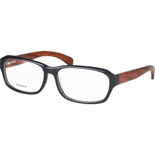 SHINU Wood Legs Progressive Multifocal Reading Glasses Men Anti Blue Light Radiation Glasses Frame F0105