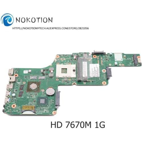 Nokotion SPS V000275060 Main board For toshiba Satellite S855 C855 L855 laptop motherboard DK10FG-6050A2491301-MB-A03 HD 7670M