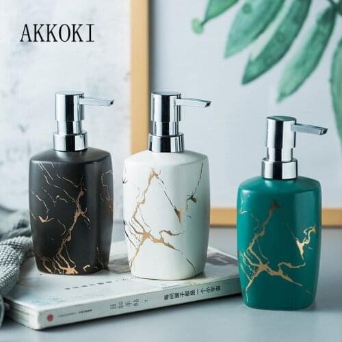 350ML Nordic Portable Liquid Soap Dispenser Shampoo Conditioner Body Wash Lotion Hand Sanitizer Pump Bottle Bathroom Accessories