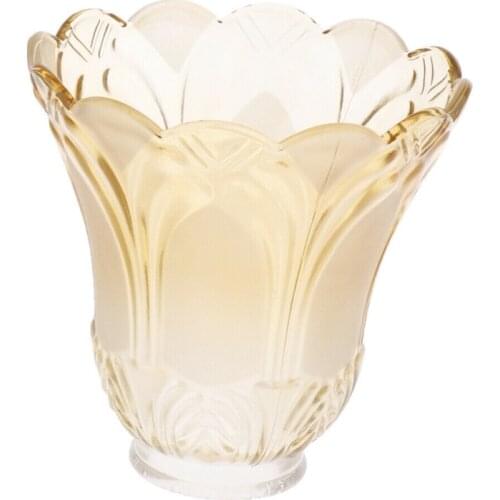 Ceiling Fan Chandelier Frosted and Clear Glass Light Lamp Shade Replacement