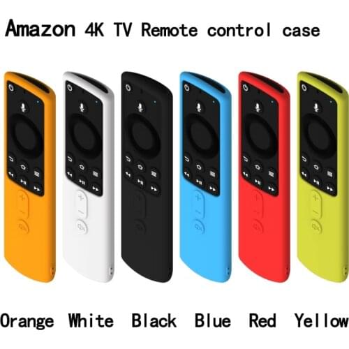 Cover For Amazon Fire TV Stick 4K TV Stick Remote Silicone Case Protective Cover Skin Remote Control Protection Silicone Cover