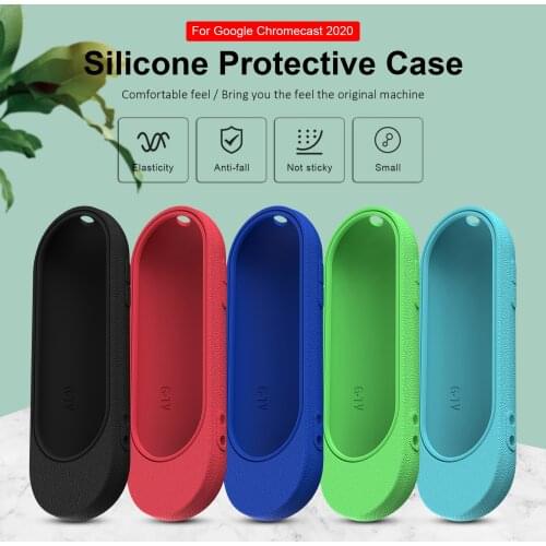 Suitable For Google Chromecast 2020 TV Remote Control Protective Cover Google TV Silicone Cover Drop