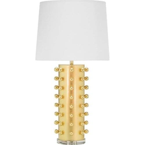 Modern light luxury multi-ball linen lampshade table lamp soft decoration custom villa hotel table lamp