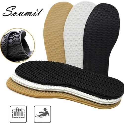 Rubber Full Soles for Shoes Outsoles Insoles Anti Slip Ground Grip Sole Protector Sneaker Repair Worker Shoe Self Adhesive Pads