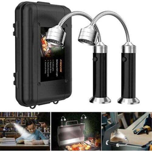 Barbecue Grill Light Magnetic 360 Degree Adjustable BBQ Super-Bright Light Weather Resistant Outdoor Grill Lights BBQ Accessorie