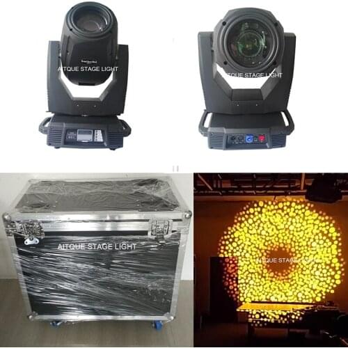 4light+Flycase)Dj lighting fixtures 17r beam movinghead wash lighting beam 350w zoom moving head light moving head DMX512