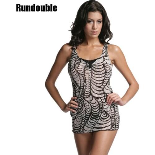 New Scale Female Figure Sexy Lingerie Halter Suit For Women Short Nightwear Dress Sleeping Wear Hot Nightclub Ladies Costume
