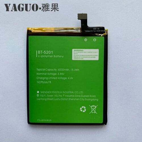 100% Original High Quality Battery 4000mAh for LEAGOO Power 2 Pro Power2 Pro BT-5201 BT5201 BT 5201 Batterie Batteria