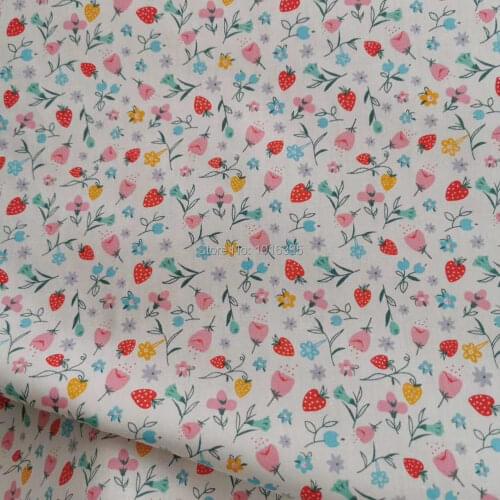 2020 New Arrivals Floral Cotton twill fabric for DIY bedding cloth Sewing patchwork quilting and fashion dress making fabrics