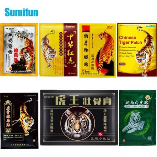 7 Types Tiger Balm Plaster Pain Relief Patch Back Muscle Arthritis Joint Knee Arthritis Body Herbal Patch