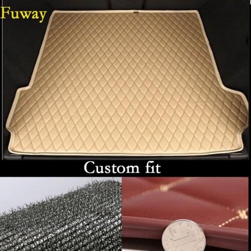 Auto Cargo Liner Trunk Mats For Mercedes-Benz W213 E63 E200 - E320 2016.2017 Boot Mat Embroidery Leather mats Free shipping