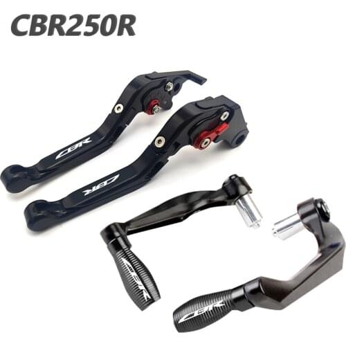 CBR250R 2015 Levers Guard Handguard For Honda CBR 250R 2011-2018 Aluminum Folding Extendable Motorcycle Brake Clutch Lever