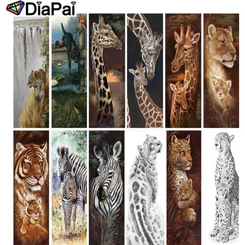 DIAPAI Full Square/Round Drill 5D DIY Diamond Painting "Animal Tiger Lion" 3D Embroidery Cross Stitch 5D Home Decor Gift
