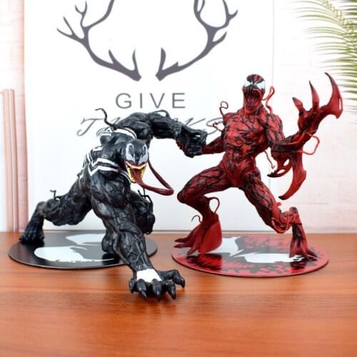 Marvel Avengers Venom Spider-man 18cm Actionable Doll Pose Model Anime Decoration Collection Doll Toy Model Childrens Gift