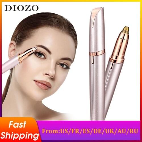 Electric Epilator Eyebrow Trimmer Makeup Painless Epilator Facial Hair Eye Brow Remover Mini Eye Brow Shaver Razors USB/Battery