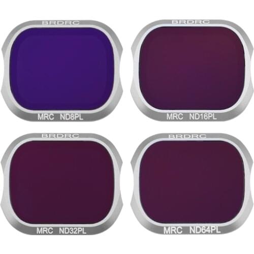 Camera Lens Filter ND8-PL/ND16-PL/ND32-PL/ND64-PL Neutral Density Filter Multi-layer Coating Compatible with Mavic 2 Pro